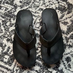 Volcom men’s flip-flops. Black. Size 10?